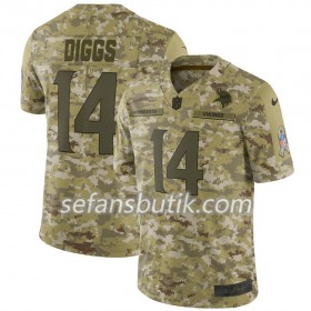 Minnesota Vikings Tröjor Stefon Diggs 14 Nike Salute to Service - Herr